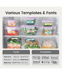 Nelko Genuine P21 Label Maker Tape, Adapted Label Print Paper, 14x40mm (0.55"x1.57"), Standard Laminated Office Labeling Tape Replacement, Multipurpos