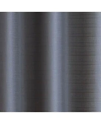 Kate Aurora Gray 4 Piece Rod Pocket Semi Sheer Floral Window Curtain Panel Set