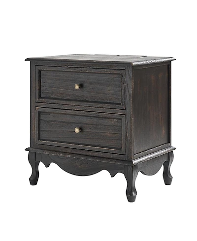 Pallantium Classical 24" Tall 2 - Drawer Nightstand