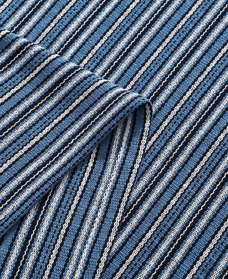 Tommy Hilfiger Nantucket Stripe Cotton Blanket