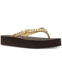 Michael Michael Kors Zaza Slip-On Platform Flip Flop Sandals