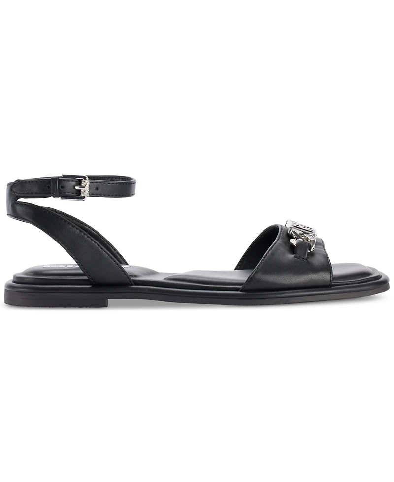 Dkny Women's Bacliff Ankle Strap Flats