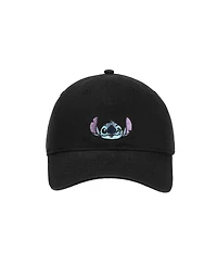 Disney Men's Embroidered Stitch Adult Unisex Navy Unstructured Baseball Hat