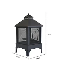 Mondawe Outdoor Heating Furnace For Backyard Fire Pit