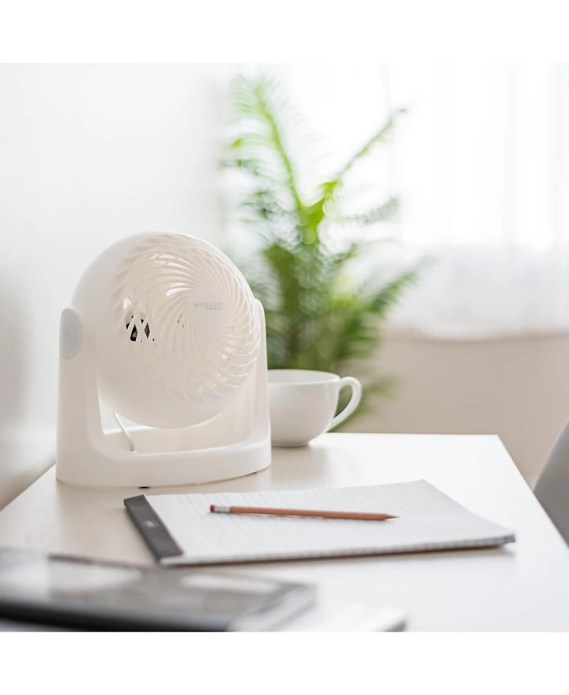 Iris Woozoo Circulator Fan, 5.5" Blade, White
