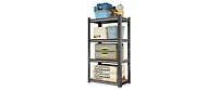 Adjustable Shelves Heavy Duty Storage Rack Shelving Unit Storage Shelf Steel Garage Utility Rack 4-Shelf