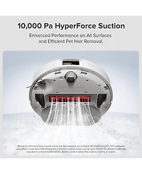Roborock Qr 798 Robot Vacuum and Mop – Building on Qrevo Pro, Featuring 10,000 Pa Suction, Sgs Certified 0% Hair Tangling Side Brush, Self-Empt