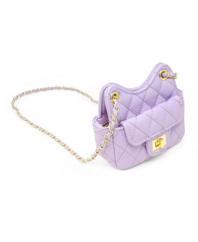 Tiny Treats + Zomi Gems Girls Quilted Treasure Purse, Pink