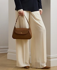 Lauren Ralph Schylar Small Leather Shoulder Bag