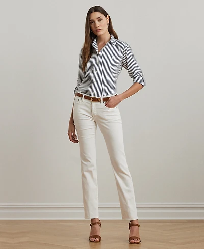 Lauren Ralph Mid-Rise Straight Jean, Regular and Short Lengths