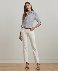 Lauren Ralph Mid-Rise Straight Jean, Regular and Short Lengths