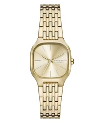 Skagen Women's Mellem Lille Quartz Three-Hand Gold Stainless Steel Watch, 28mm