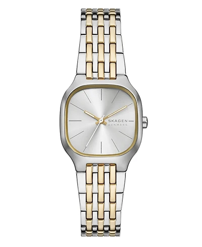 Skagen Women's Mellem Lille Quartz Three-Hand Two-Tone Stainless Steel Watch, 28mm