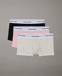 Calvin Klein Men's 3-Pack Icon Stretch Low Rise Trunks