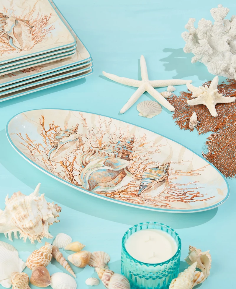 Certified International Escape to the Sea Fish Platter