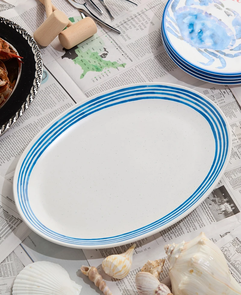 Certified International Dockside Oval Platter