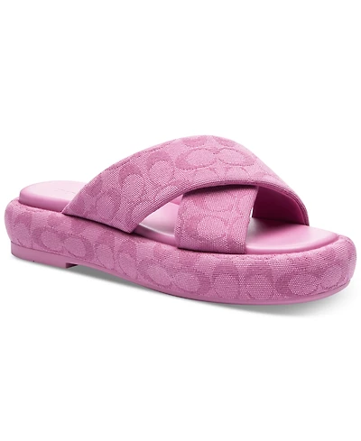 Coach Women's Penelope Crisscross Sandals