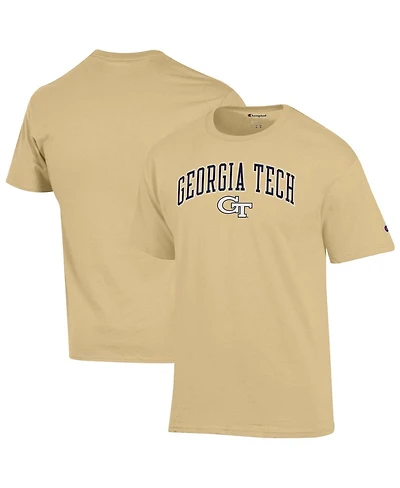 Champion Men's Gold Georgia Tech Yellow Jackets Arch Over Logo T-Shirt