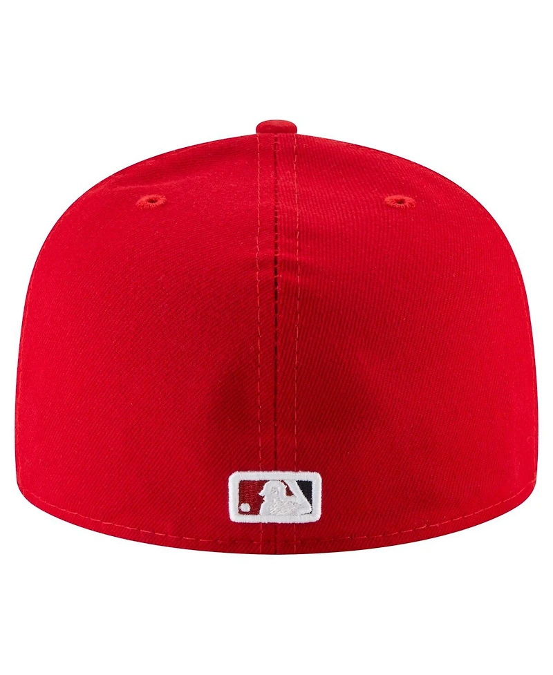 New Era Men's Red Washington Nationals 20th Anniversary 59FIFTY Fitted Hat