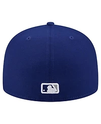 New Era Men's Royal Los Angeles Dodgers Yarn Stitch 59FIFTY Fitted Hat