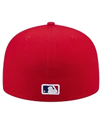 New Era Men's Red Philadelphia Phillies Yarn Stitch 59FIFTY Fitted Hat