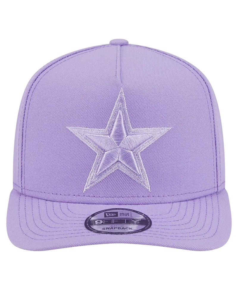 New Era Men's Light Purple Dallas Cowboys Color Pack 9FIFTY Snapback Hat