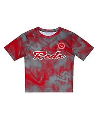 Outerstuff Toddler Gray/Red Cincinnati Reds Pinch Hitter Infielder T-Shirt and Shorts Set
