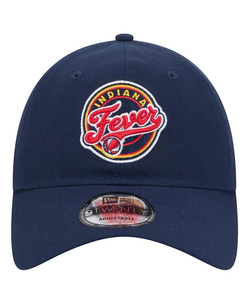New Era Men's and Women's Navy Indiana Fever Core Logo 9TWENTY Adjustable Hat