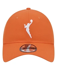 New Era Men's and Women's Orange Wnba Core Logo 9TWENTY Adjustable Hat