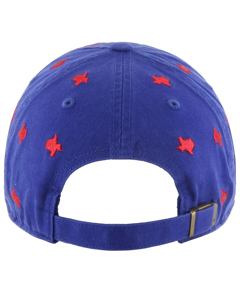 '47 Brand Women's Royal Texas Rangers Confetti Clean Up Adjustable Hat