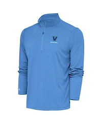 Antigua Men's Light Blue Villanova Wildcats Basketball Tribute Quarter-Zip Pullover Top