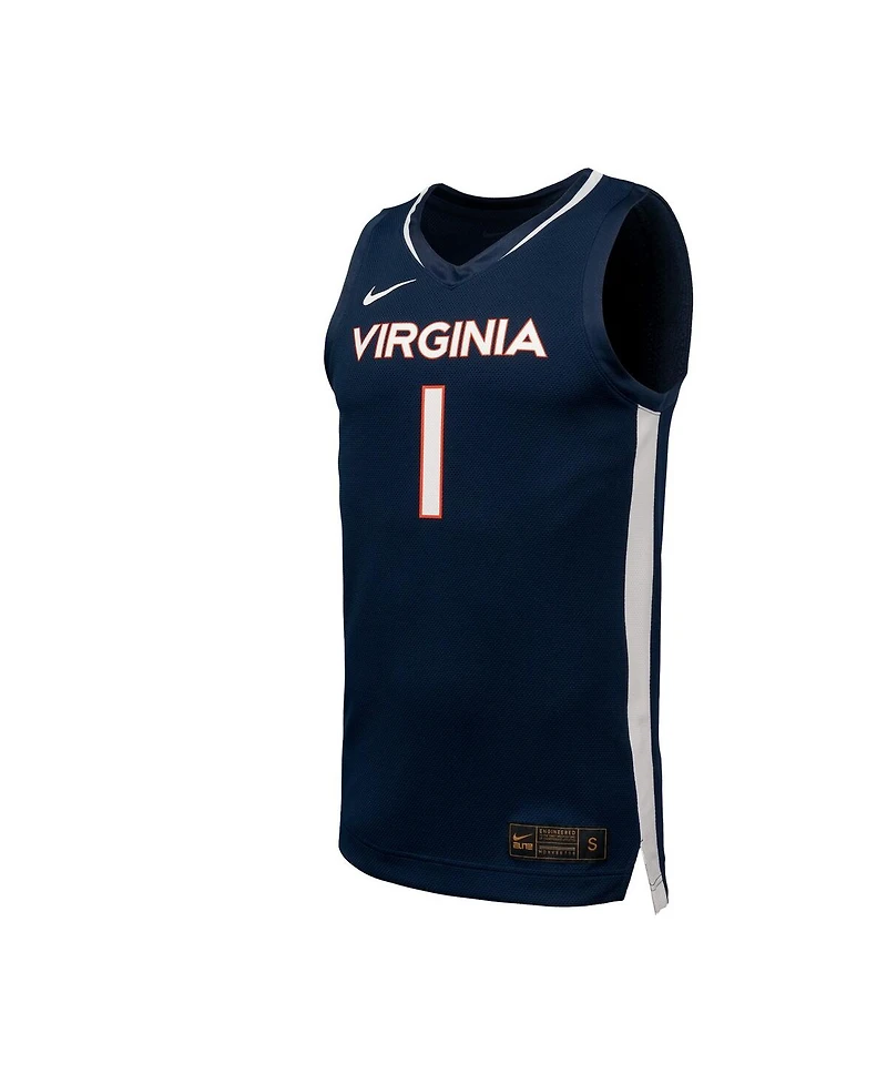 Nike Men's Navy Virginia Cavaliers Replica Basketball Jersey