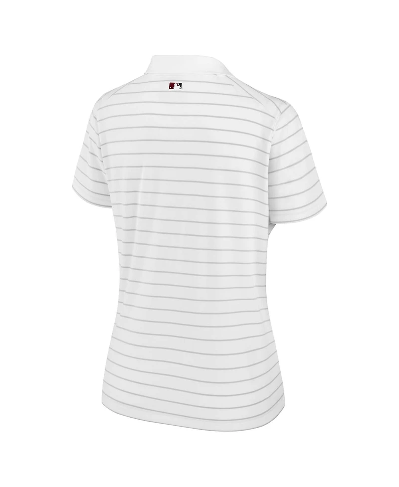 Nike Women's White Arizona Diamondbacks Authentic Collection Victory Performance Polo Shirt