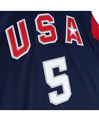Mitchell & Ness Men's Jason Kidd Navy Usa Basketball 2008 Authentic Player Jersey