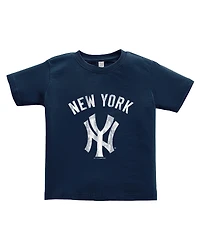 Soft as a Grape Toddler Navy/Gray New York Yankees Cooperstown Collection T-Shirt, Set of 2