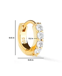 Ana Luisa Huggie Hoop Earrings - Suzanne