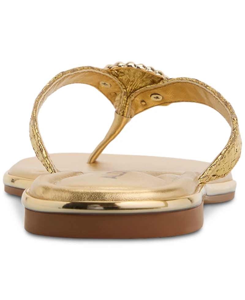 Aldo Women's Conchiglia Seashell Flat Thong Sandals