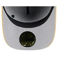 New Era Men's Black/Yellow Pittsburgh Steelers 2025 Nfl Draft On Stage A-Frame 59FIFTY Fitted Hat