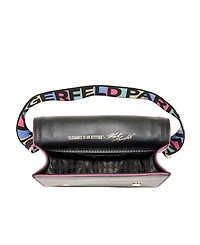 Karl Lagerfeld Paris Simone Front Flap Crossbody Bag