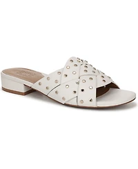 Naturalizer Women's Morena Studded Block Heel Slide Sandals