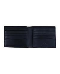 Trafalgar Men's Orion Leather 8-Slot Bi-Fold Wallet with Removable Id Card Case