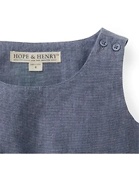 Hope & Henry Baby Girls Tie-Waist Sleeveless Dress