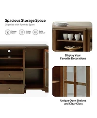 Dietrich 60" Tv Stand with 2 Drawers & Shelf