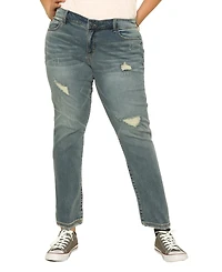 Slink Jeans Plus Denim High Rise Ankle skinny 28" inseam