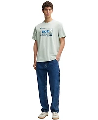 Boss by Hugo Boss Men's Cotton-Jersey Regular-Fit T-Shirt