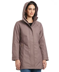 Jones New York Women's Hooded Softshell Coat