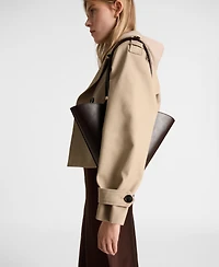 Mango Women's Double-Breasted Jacket