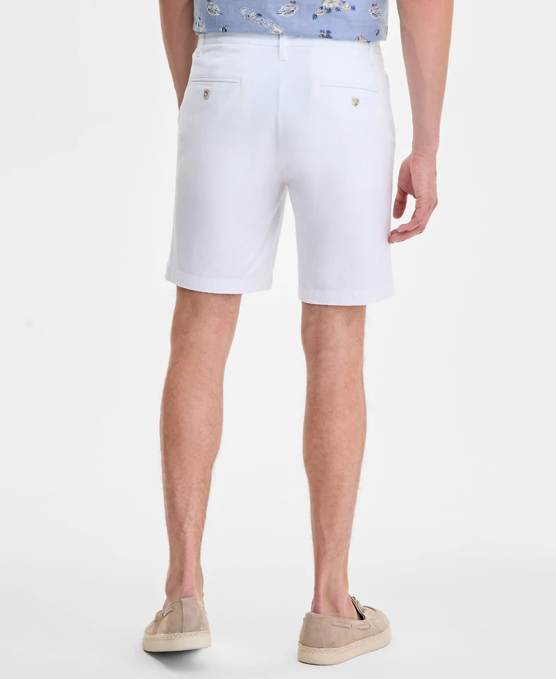 Nautica Classic-Fit 8.5" Stretch Chino Flat-Front Deck Short