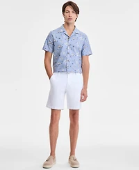 Nautica Men's Classic-Fit Printed Button-Down Camp Shirt