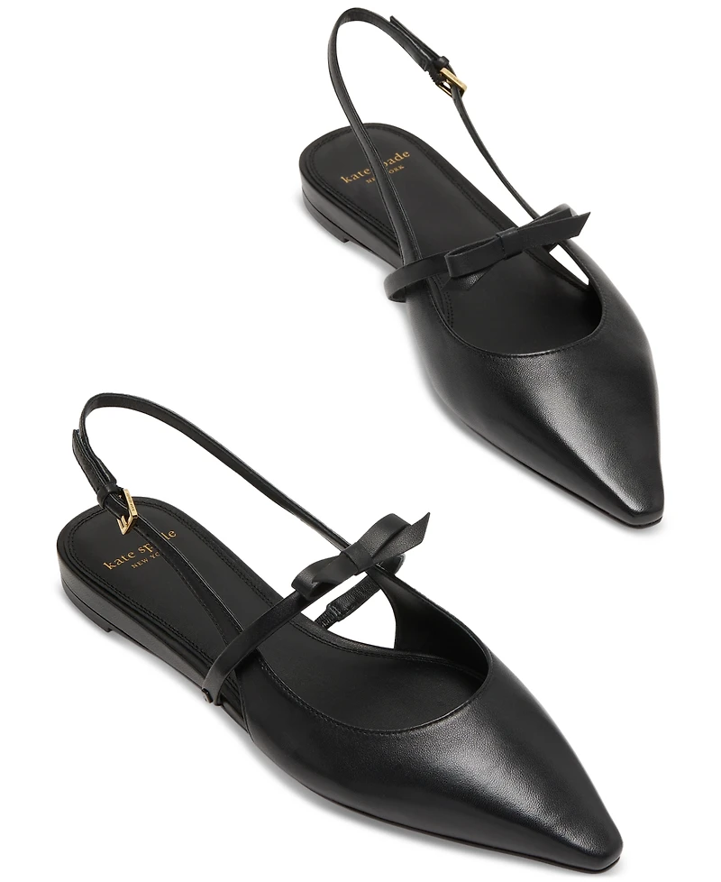 Kate Spade New York Women's Carolina Slingback Flats